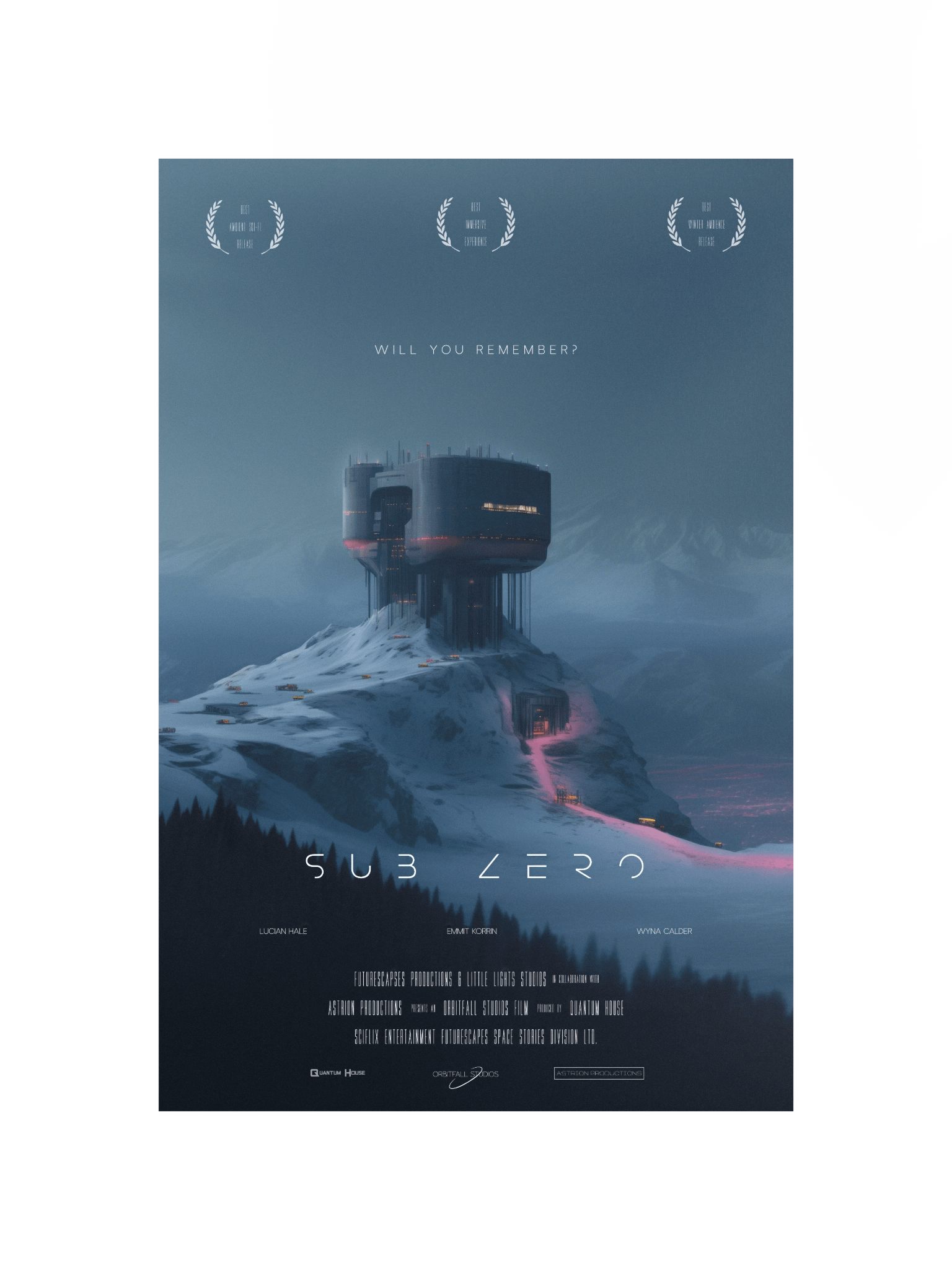 Sub Zero - Faux Movie Poster product image (4)