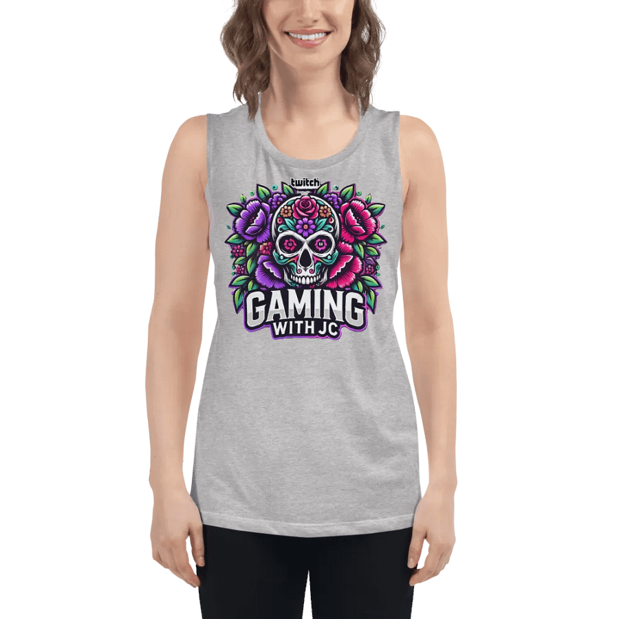Skull Flower Womans Tank-Top product image (52)