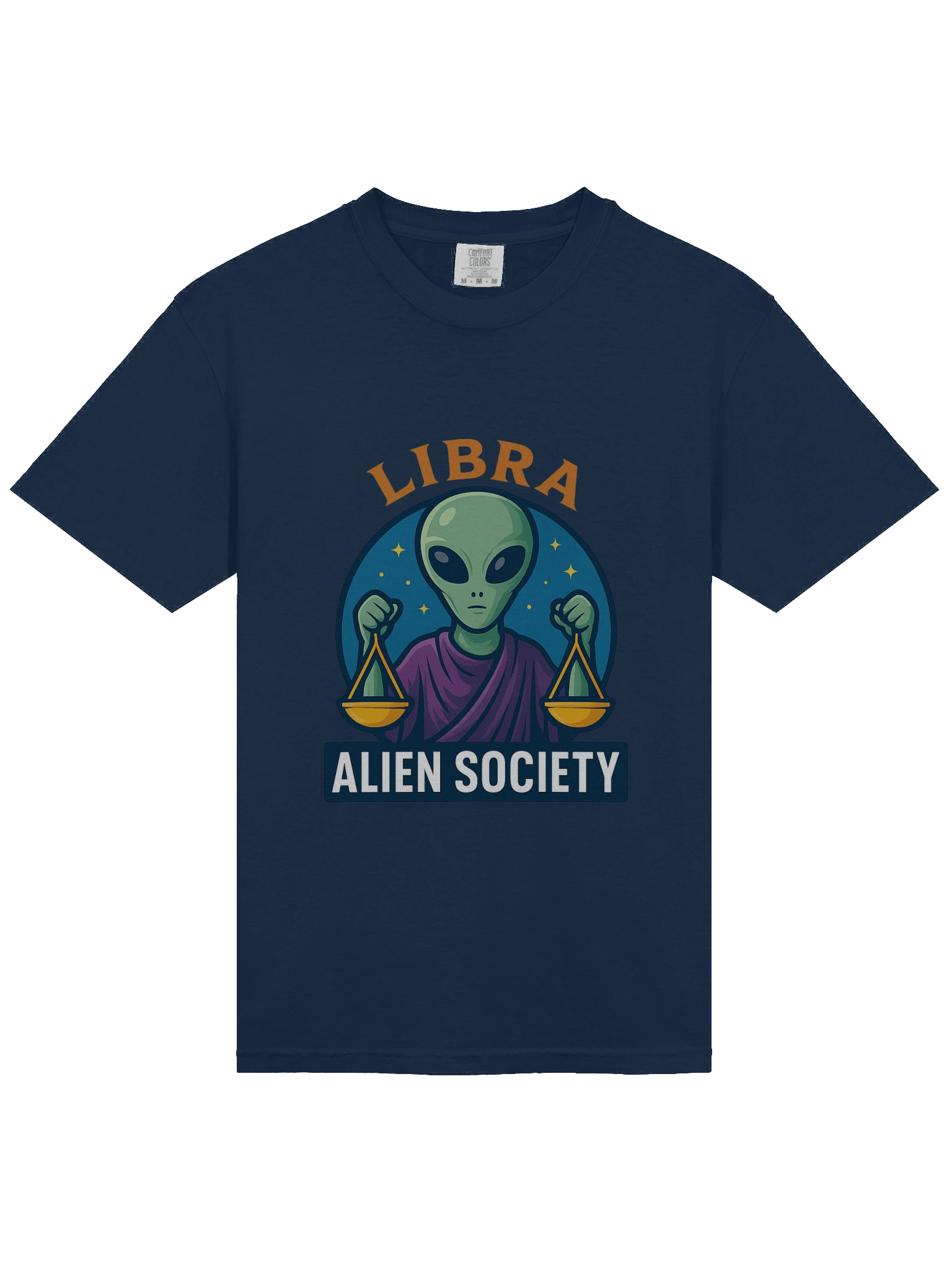 Libra Alien Society Scales of Justice T-Shirt product image (18)
