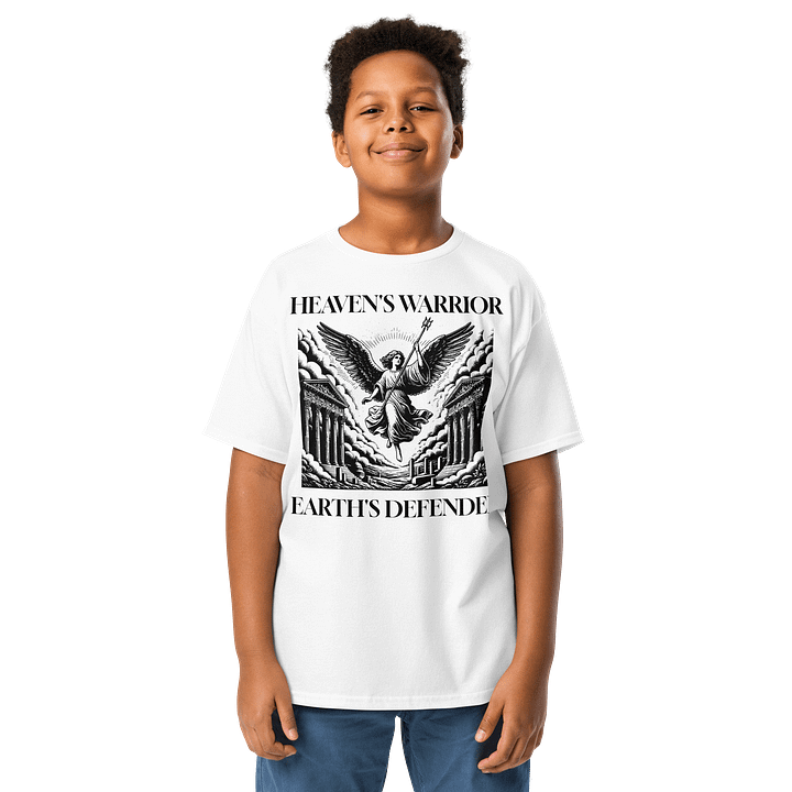 Heaven's Warrior Earth's Defender Youth Tee product image (42)