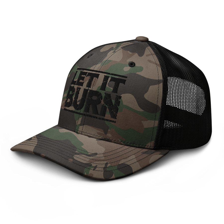 LET IT BURN – 3D Camo Trucker product image (4)