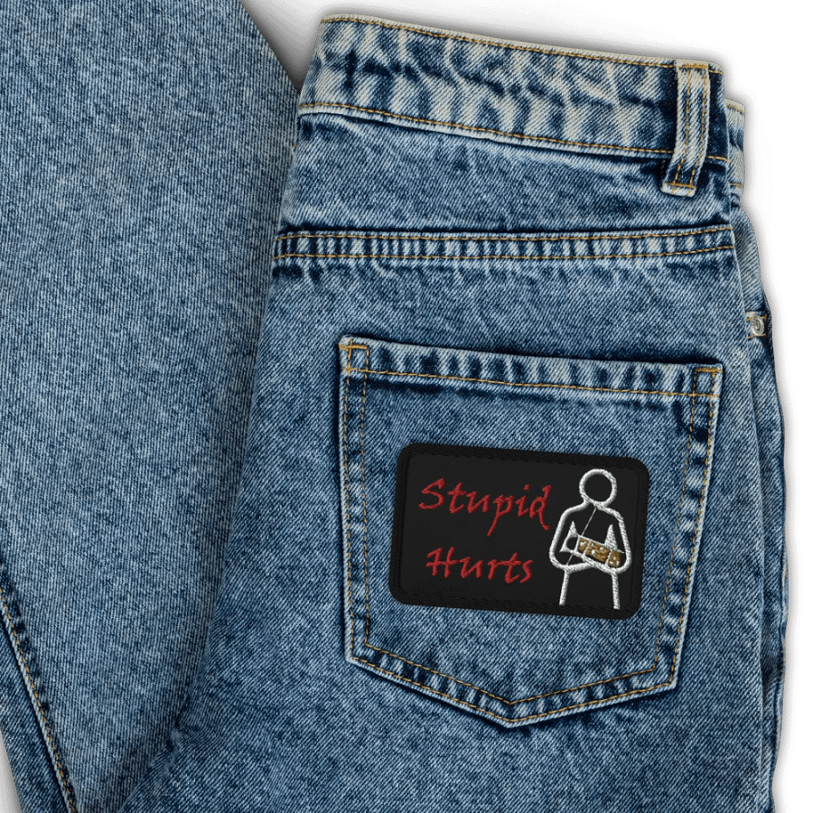 Stupid Hurts Embroidered Patch product image (3)