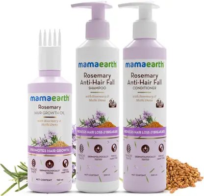 Mamaearth Rosemary Hair Fall Control Kit (3 Items in the set) product image (1)