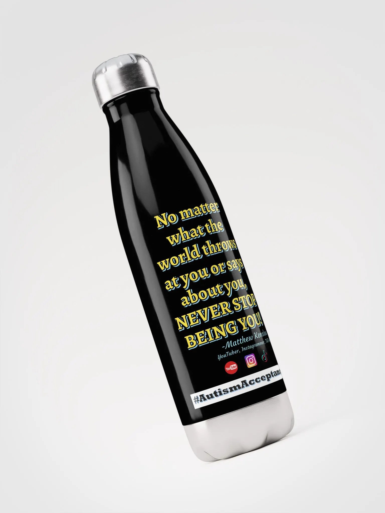 Stainless Steel Water Bottle [Quote 4] product image (4)