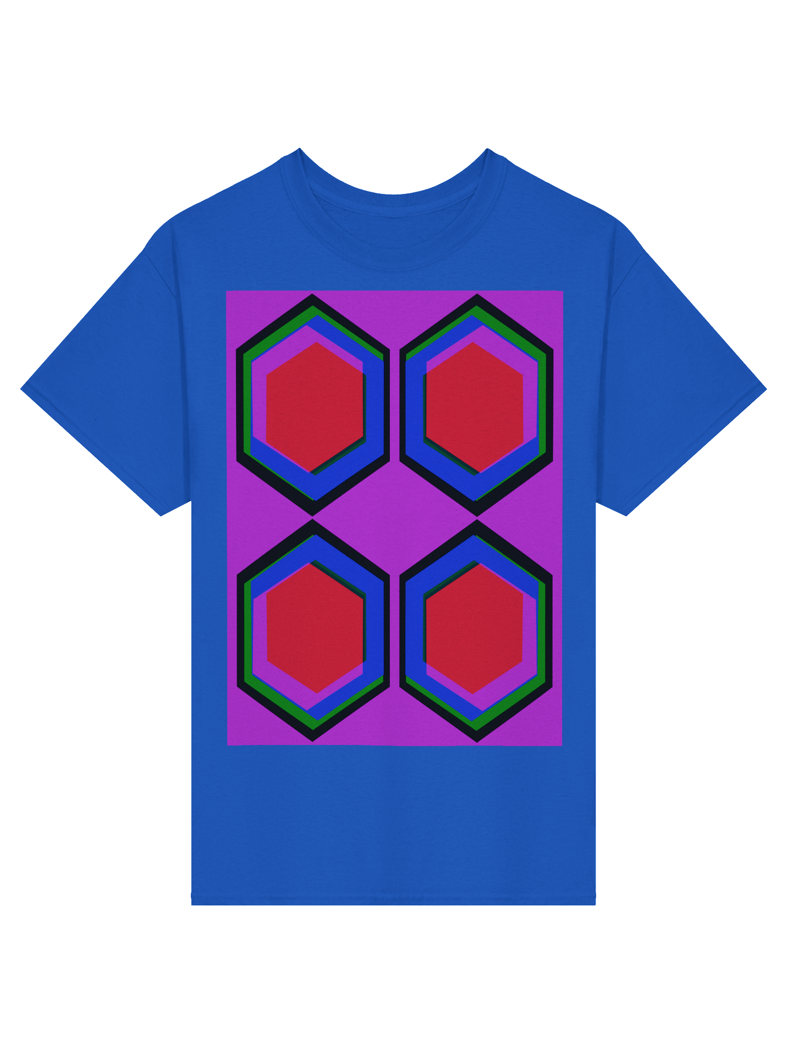 Hexagon Hues T-Shirt product image (1)