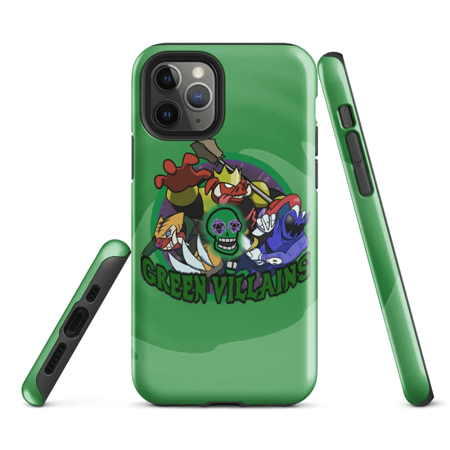 Green Villains Tough iPhone Case product image (2)