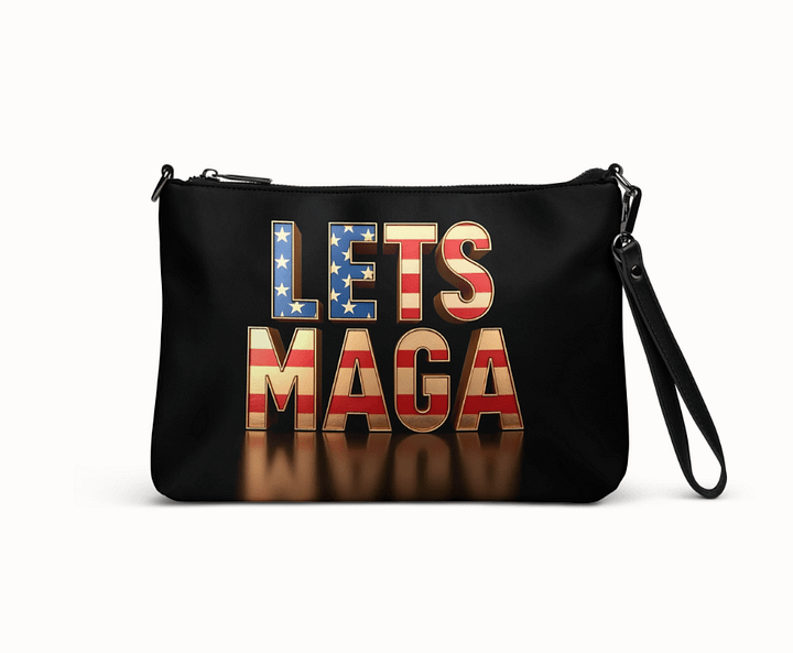 Patriotic Lets Maga Crossbody Bag product image (1)