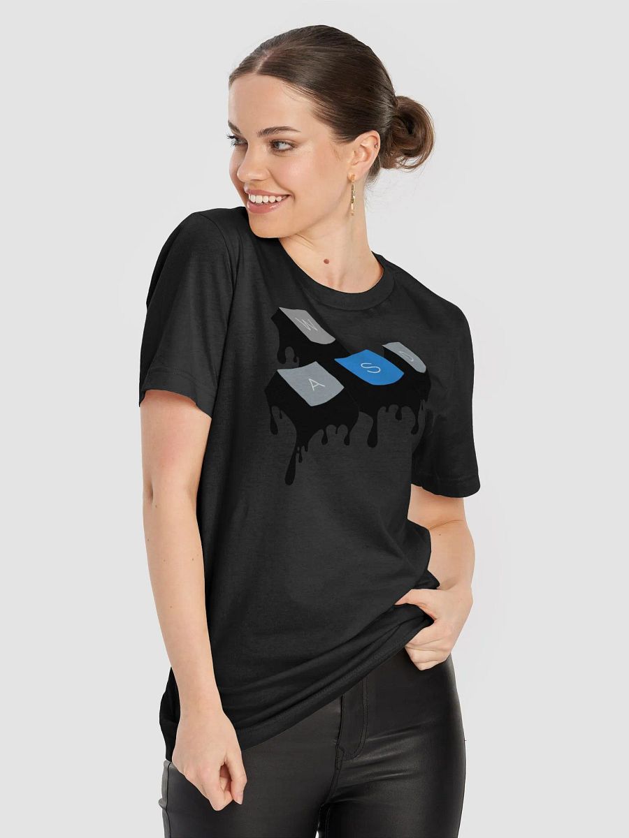 Women Soft T-Shirt - WASD Core Key Drip product image (69)