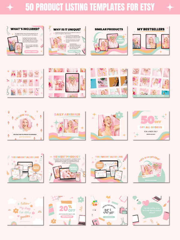 Whimsical MRR/PLR Branding Kit for Etsy product image (4)