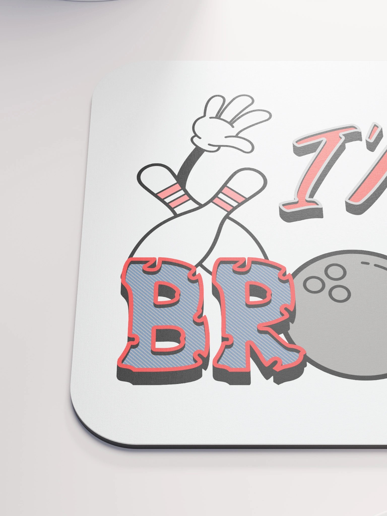 Im Broken Im Ok Bowling Strike Zone Mouse Pad product image (6)