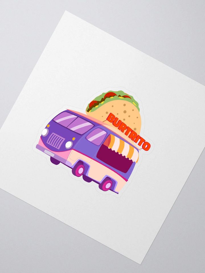 Burtrito Stand Sticker product image (3)