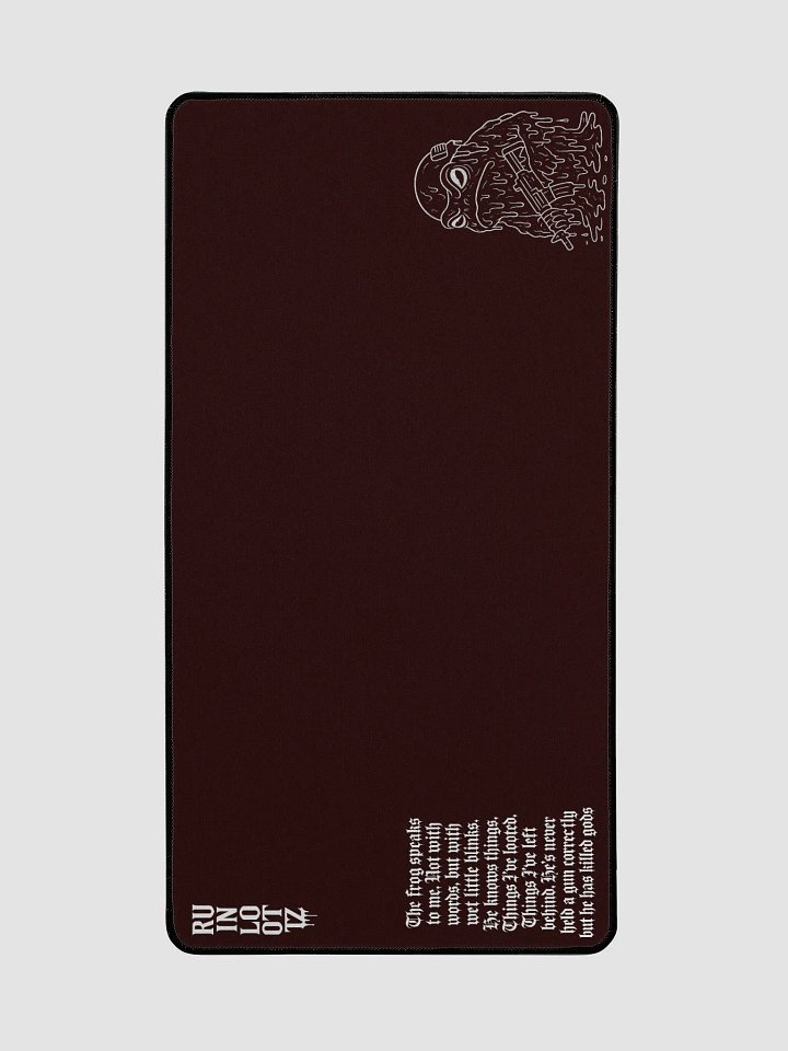 RuinLootz "He has killed gods" Desk Mat product image (2)