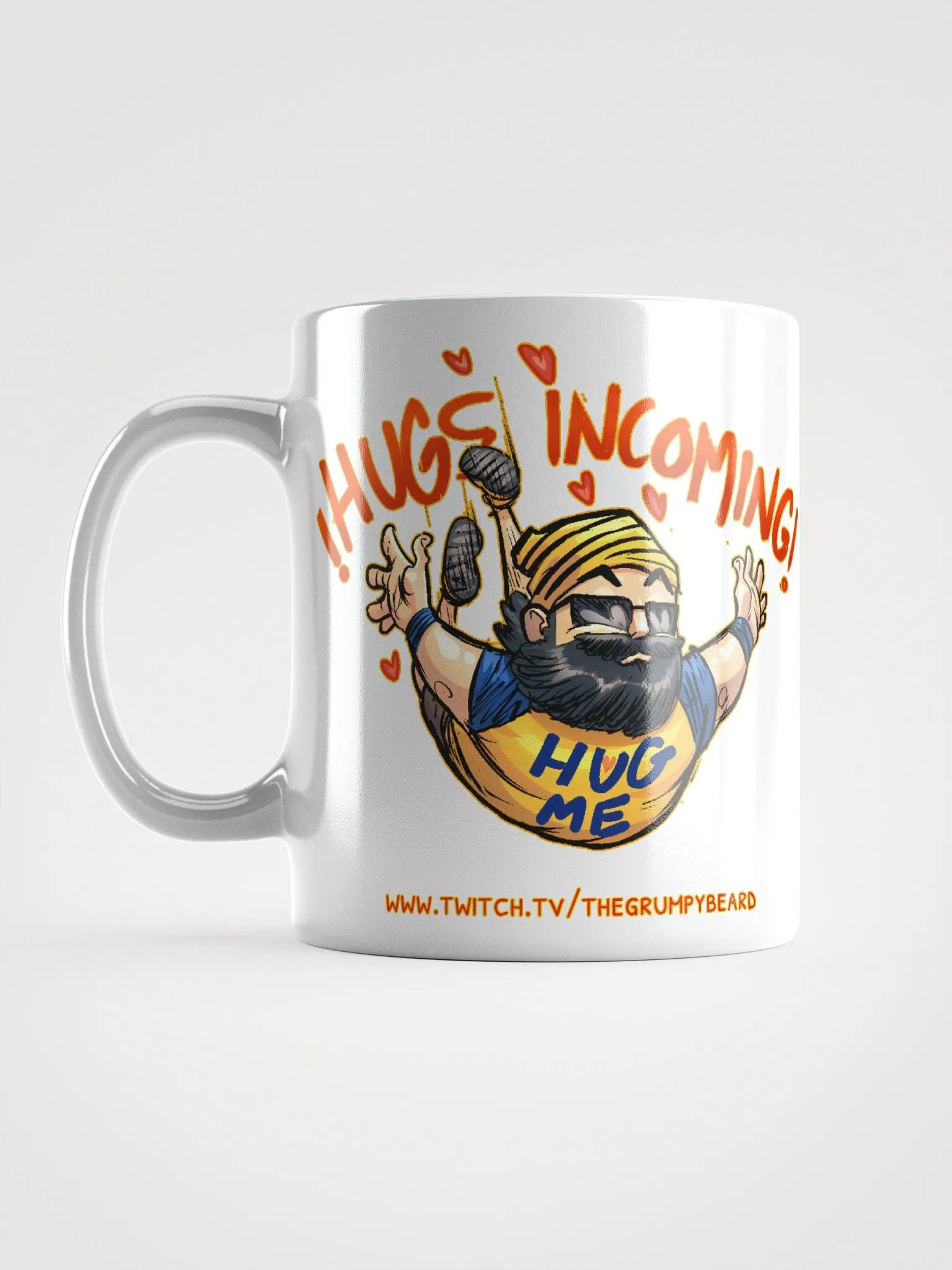 HUGS INCOMING - White Glossy Mug product image (6)