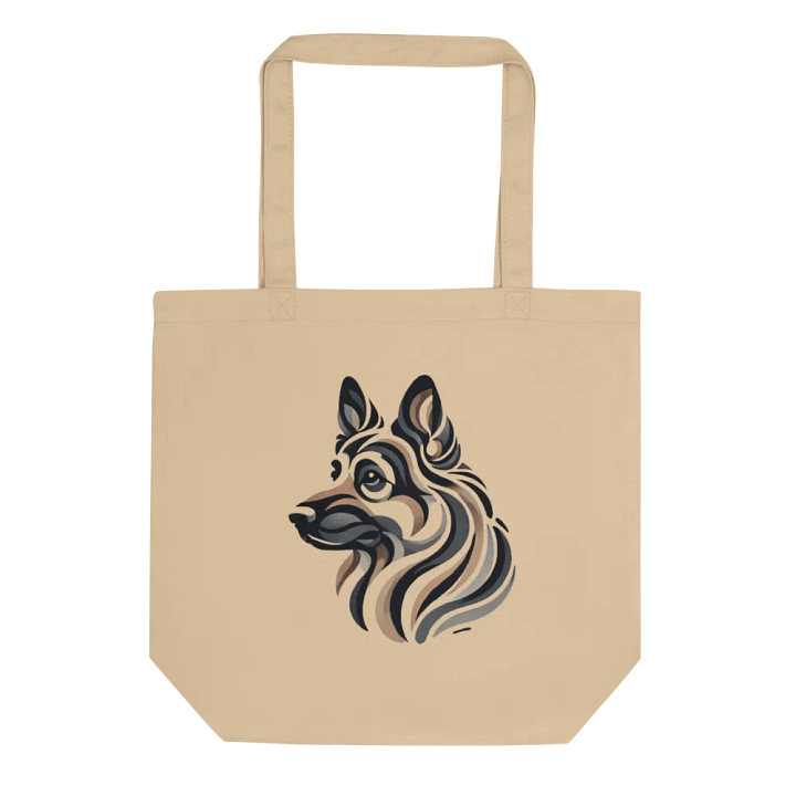Eco-Friendly German Shepherd Art Tote Bag product image (1)