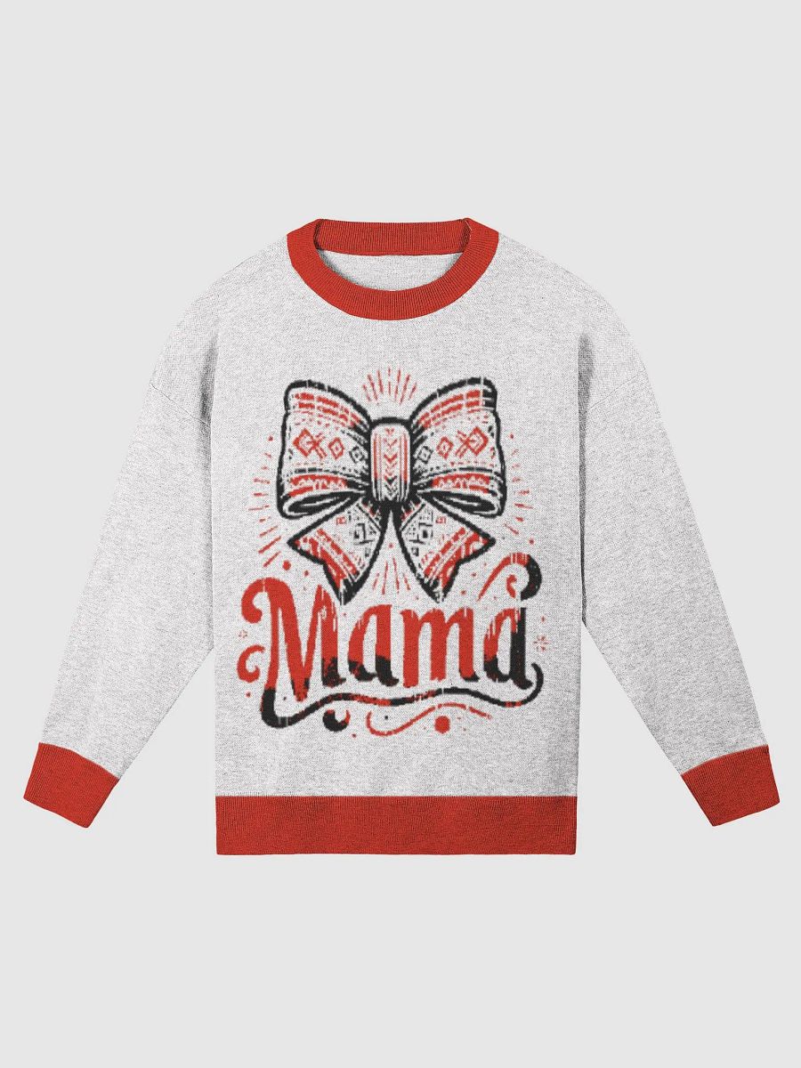 Vintage Mama Christmas Coquette Bow Sweater product image (1)