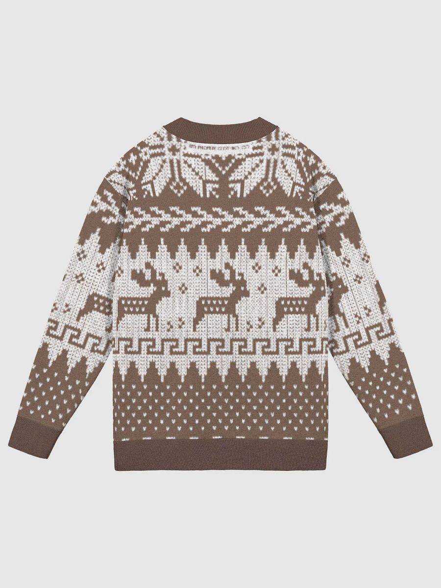 Winter Knit Toffee and White Deer on the Mountains product image (2)