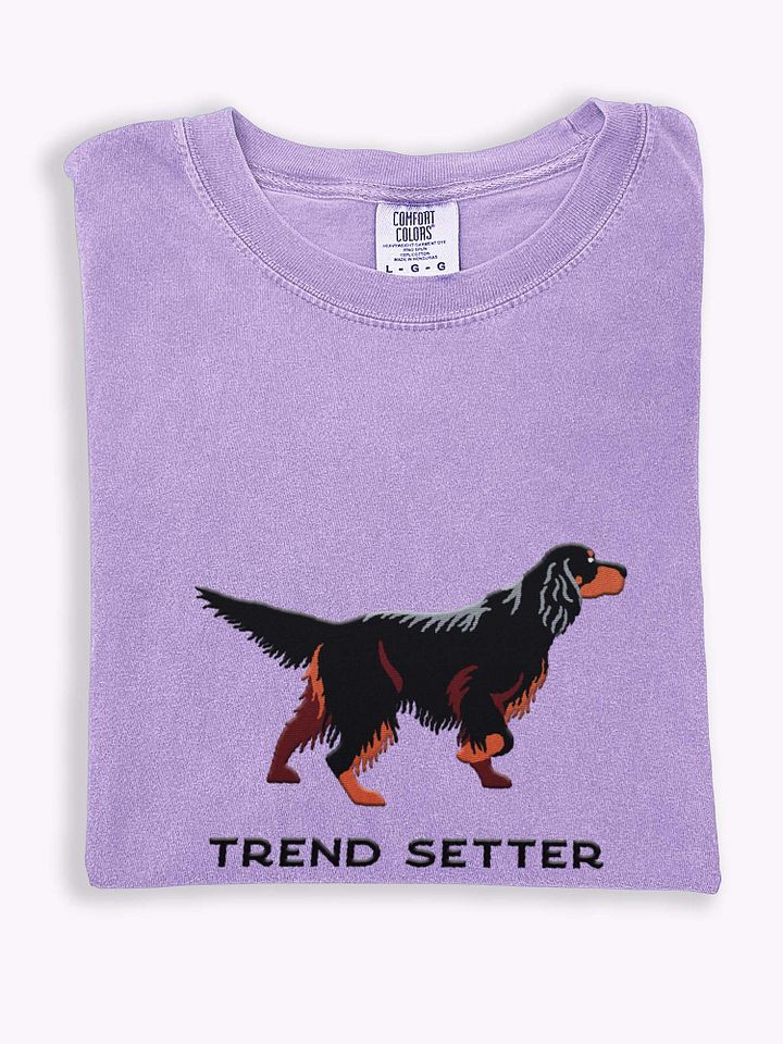 Trend Setter T-Shirt(Embroidered) of a Gordon Setter product image (1)