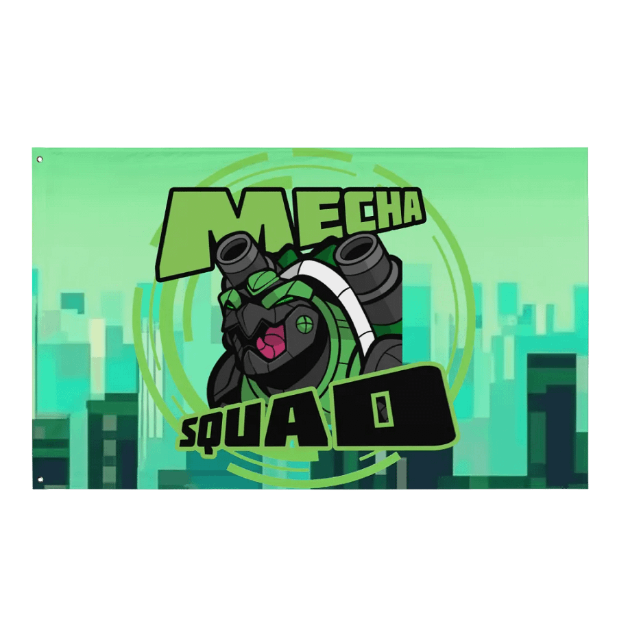 Mecha Squad Flag V1 product image (1)
