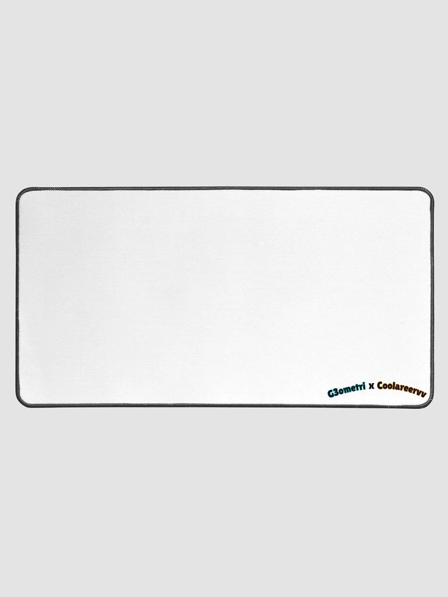 G3ometri X Coolareervv - Mousepad (White) product image (1)