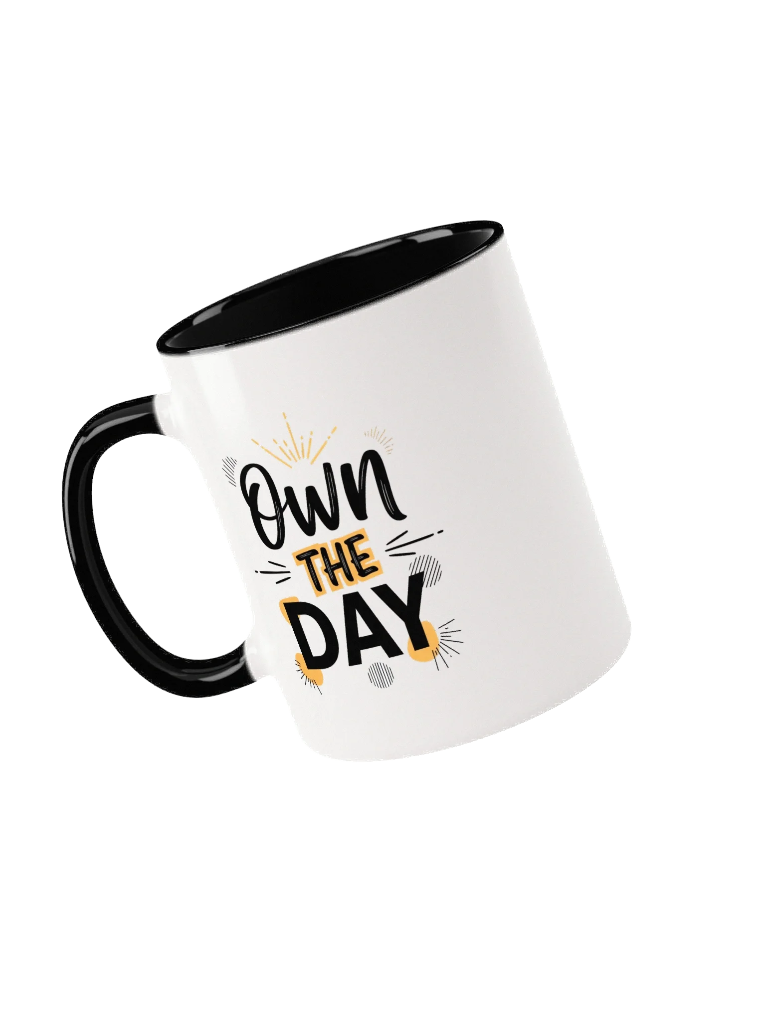 Own the Day Mug – Motivational Coffee Cup for Daily Inspiration & Productivity Boost product image (3)