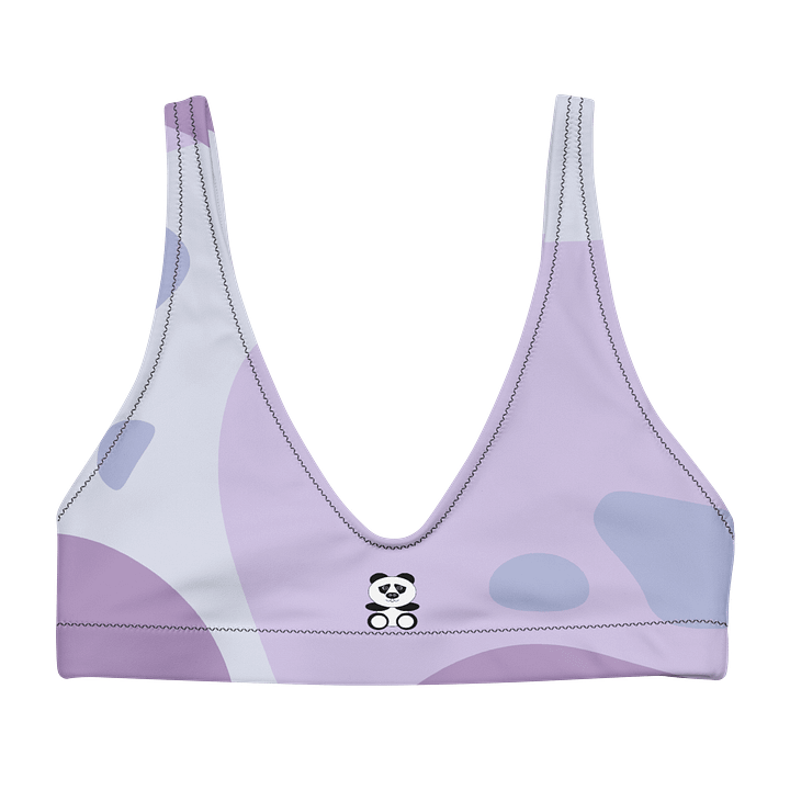 Spiral Panda All-Over Bikini Top product image (1)