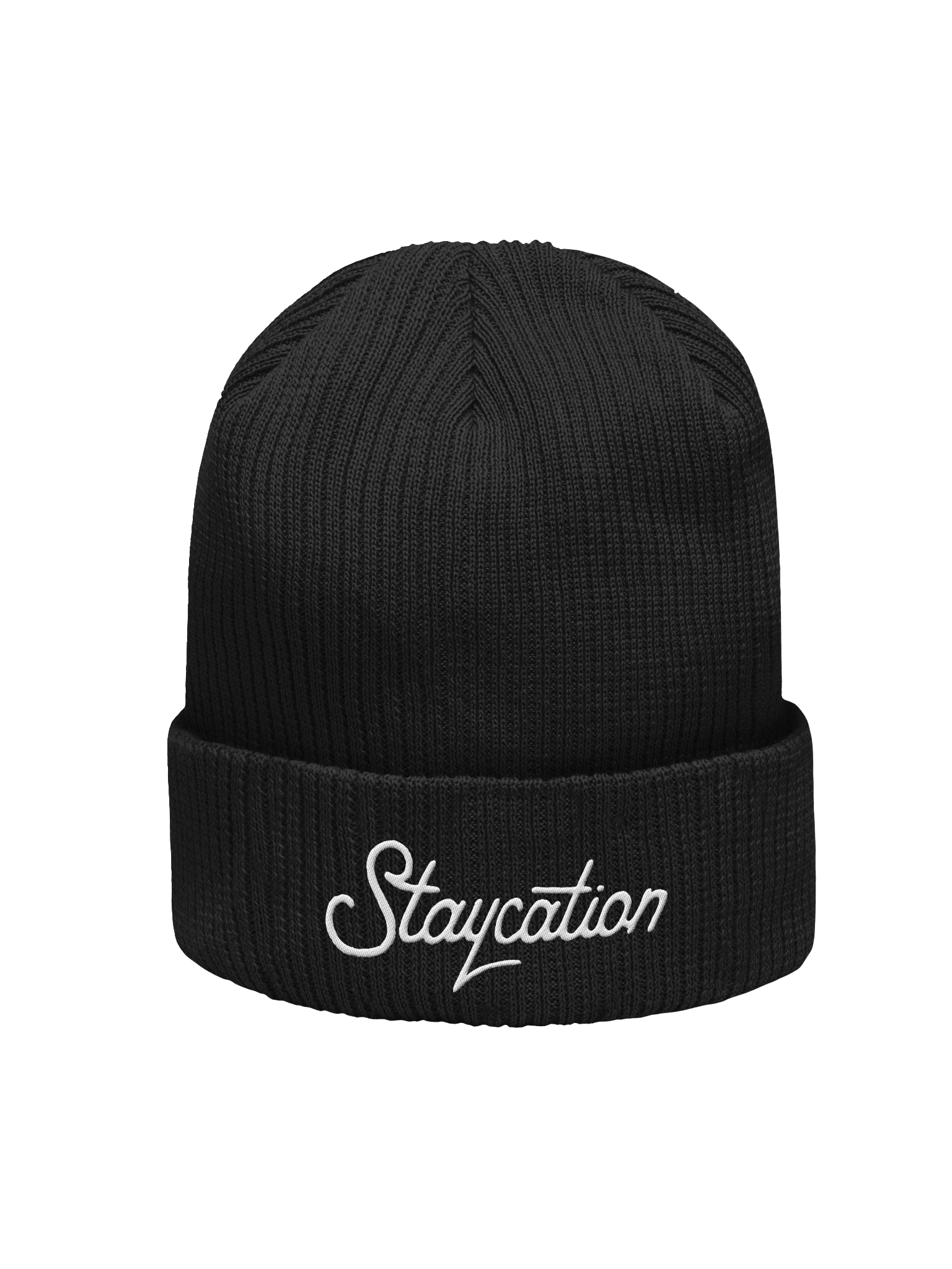 Staycation Organic Cotton Embroidered Beanie product image (1)