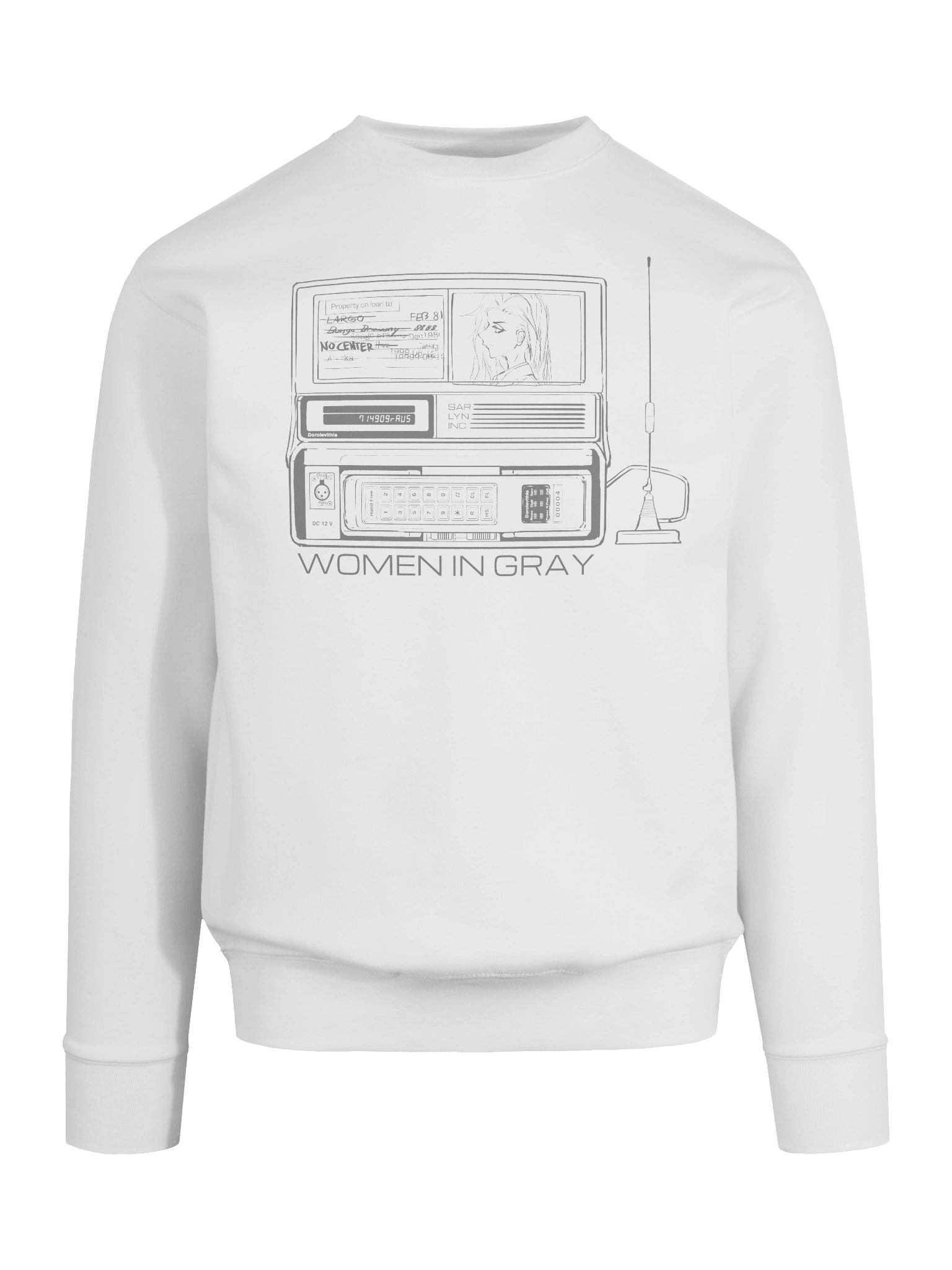 Women in Gray - Mobile Phone Long Tee (gray) product image (49)