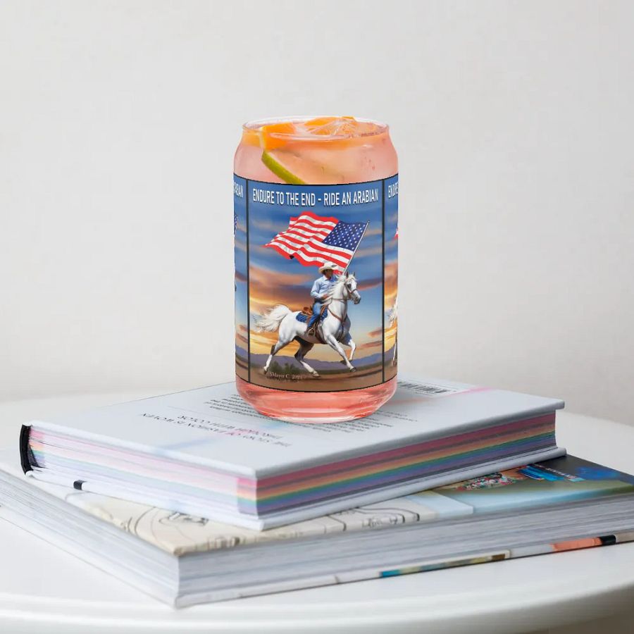 Arabian Rider Flag Glass product image (34)