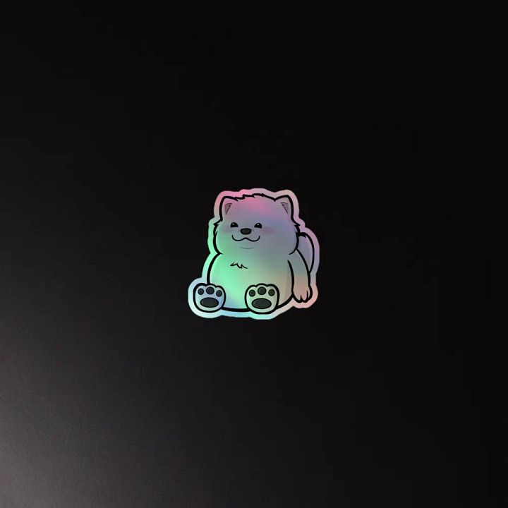 Byte Chonk Holographic Sticker product image (4)