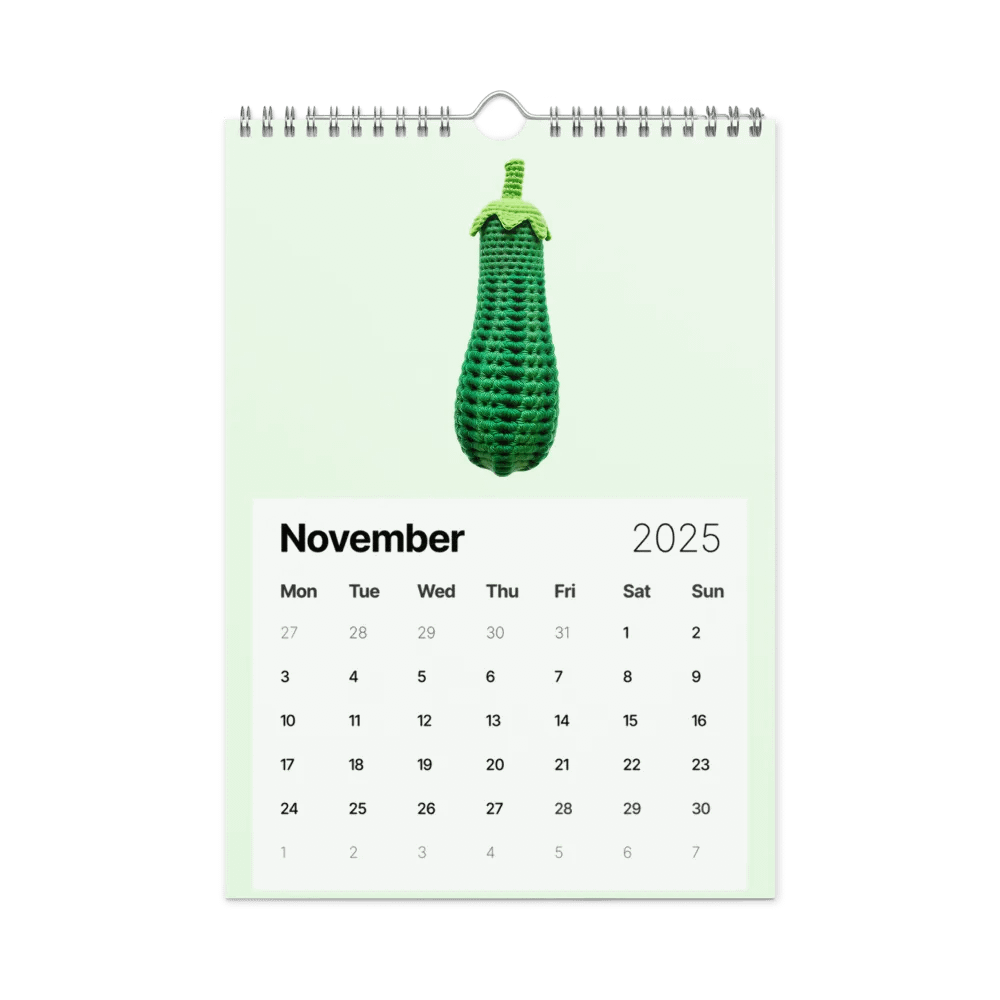 CozyAvocado's Healthy 2025 Calendar Veggie Edition product image (11)