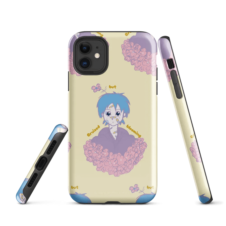 Blooming Blue iPhone® Tough Case product image (1)