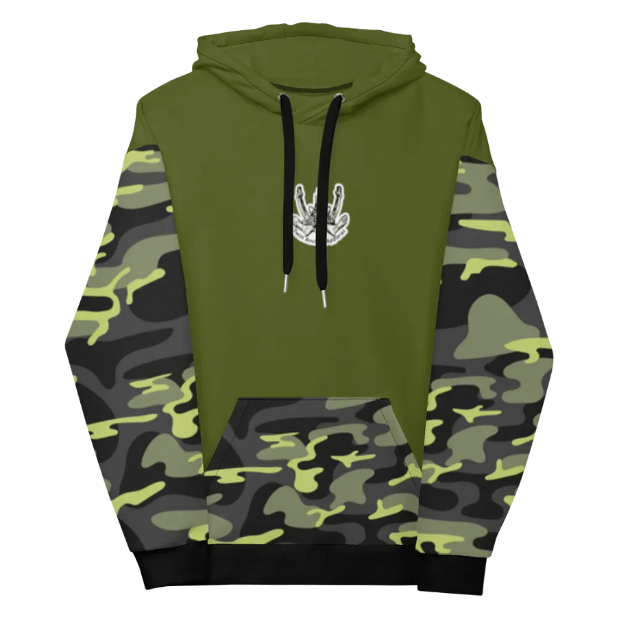 Camouflage & Green Anchor Hoodie product image (12)