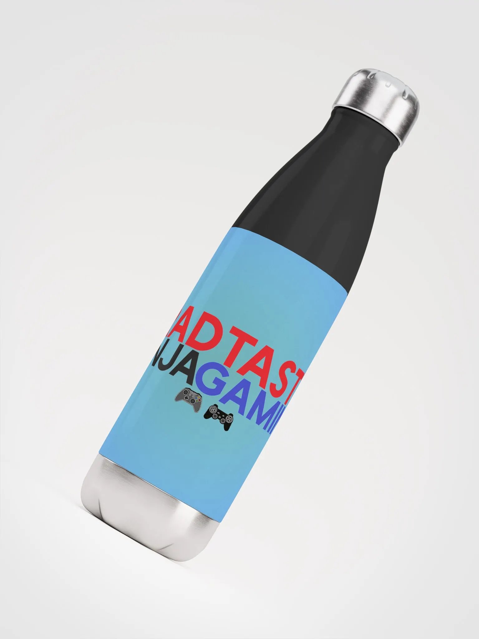 Bradtastic Ninja Gaming Logo Stainless Steel Bottle product image (4)