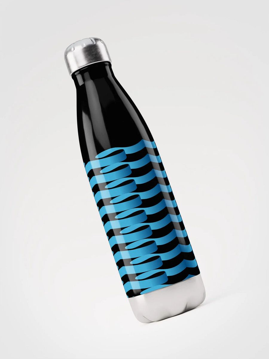 Botella de agua con cinta azul en 3D product image (6)