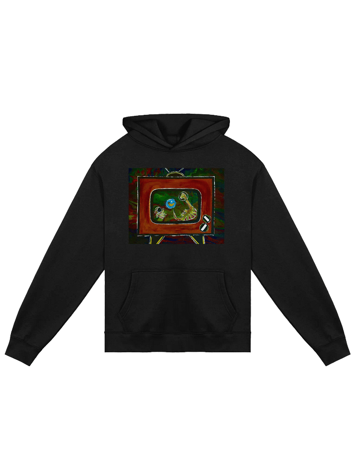 When The Spaceman Met The Space Dinosaur Oversized Hoodie product image (1)