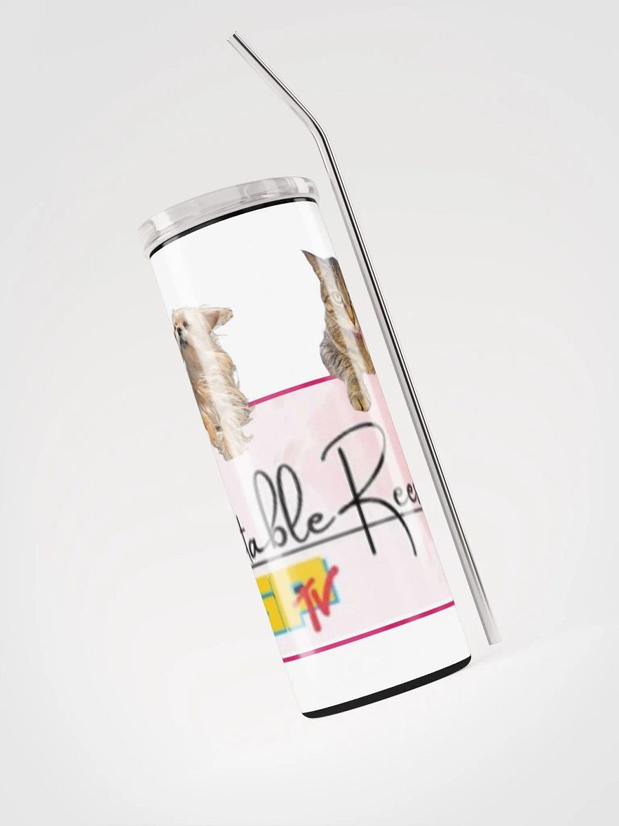 Furry Co-Hosts Logo Stainless Steel Tumbler with Straw product image (5)
