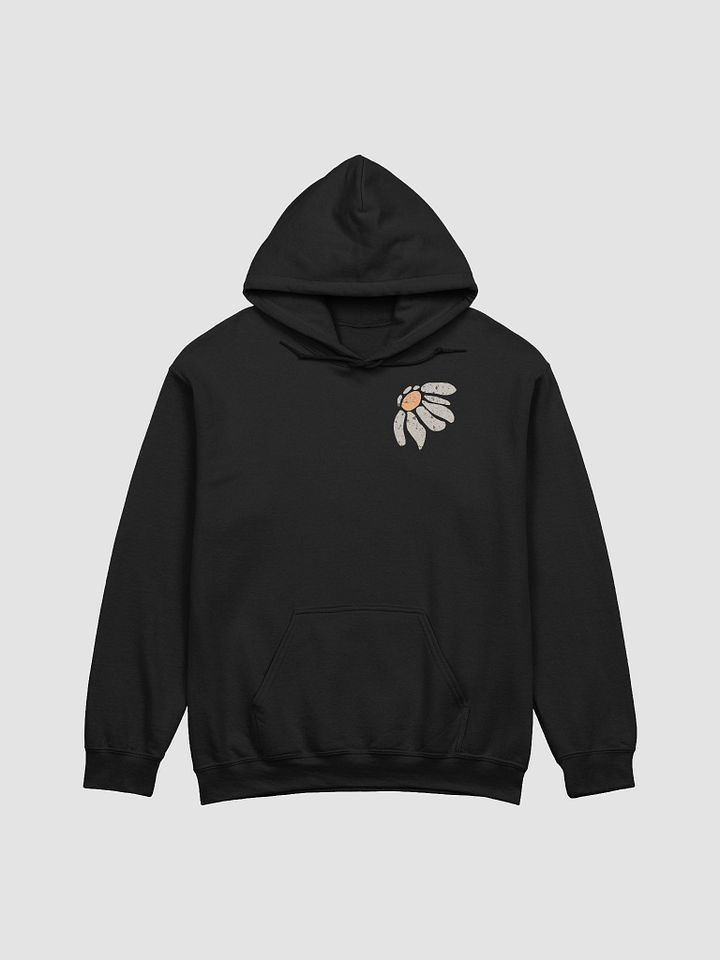 Minimalist Subtle Meeples Pastel Floral Hoodie for Board Gamers product image (2)