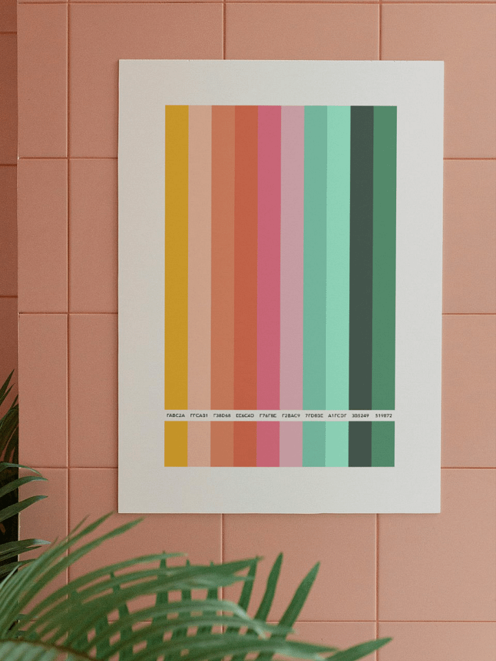 COLOR PALETTE 012 • WALLART DECOR product image (2)