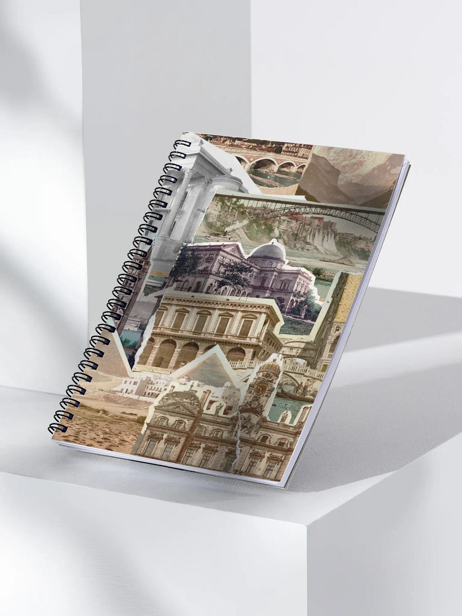 Architectural Collage Spiral Notebook product image (3)