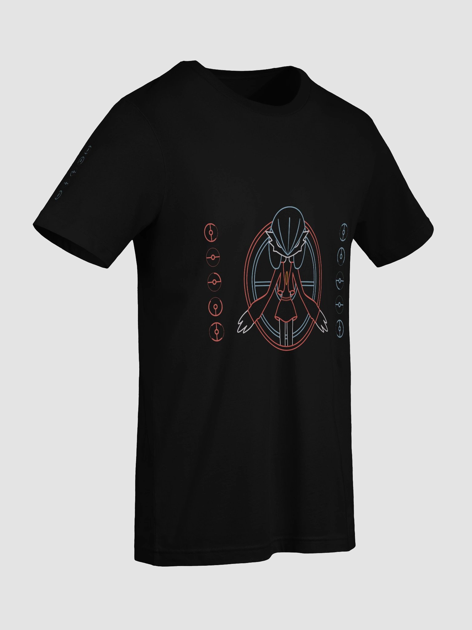 Helia (Lea) Neon-style Illustration Supersoft T-shirt product image (5)
