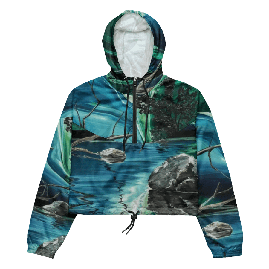 Magical Reflection, Women's Cropped Windbreaker product image (4)