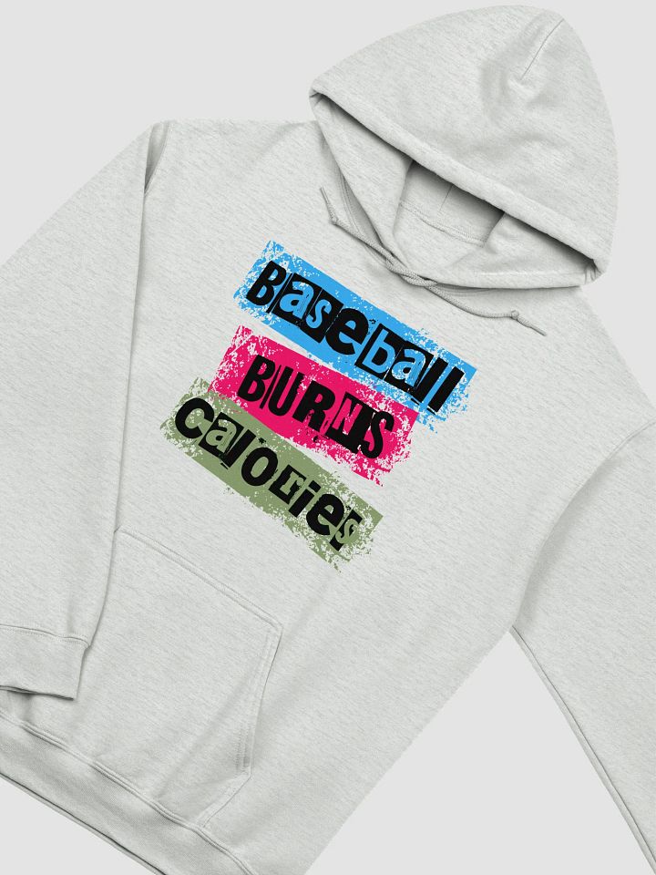 Baseball Burns Calorie Colorful Hoodie product image (32)