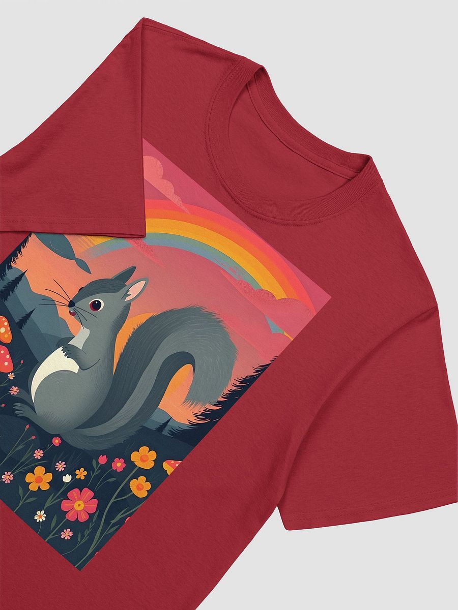 Rainbow Sunset Squirrel T-Shirt product image (3)