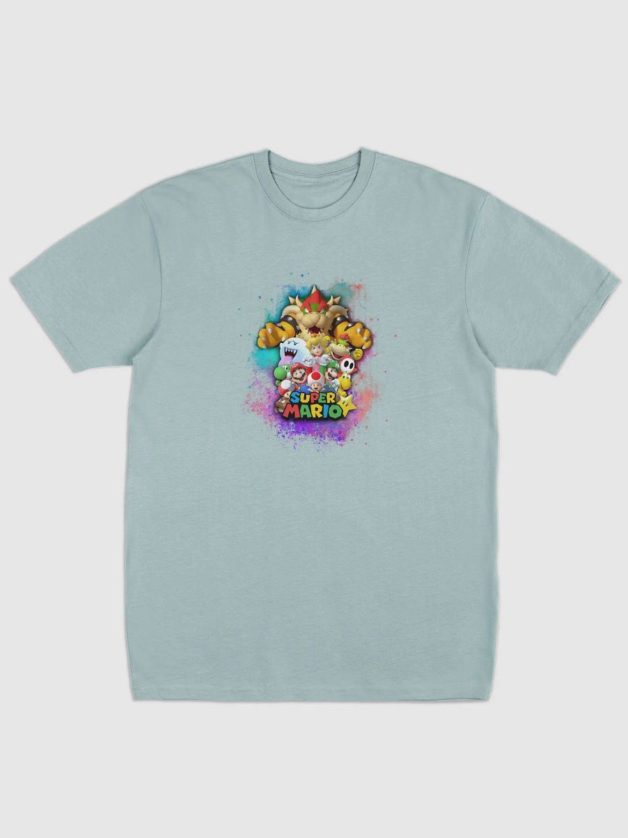 Mario Collage Galaxy - Cotton Heritage Men's Premium Heavyweight Tee product image (6)