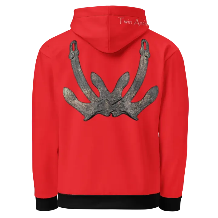 Red Anchor Hoodie product image (1)