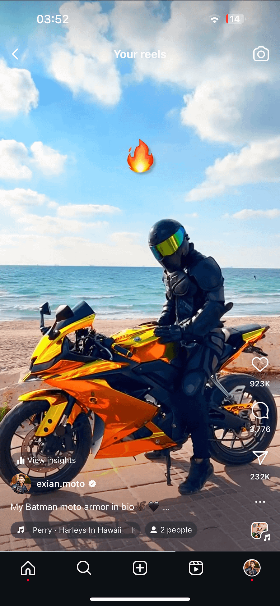Personal video hello, B-day greeting from Batman Biker! product image (8)