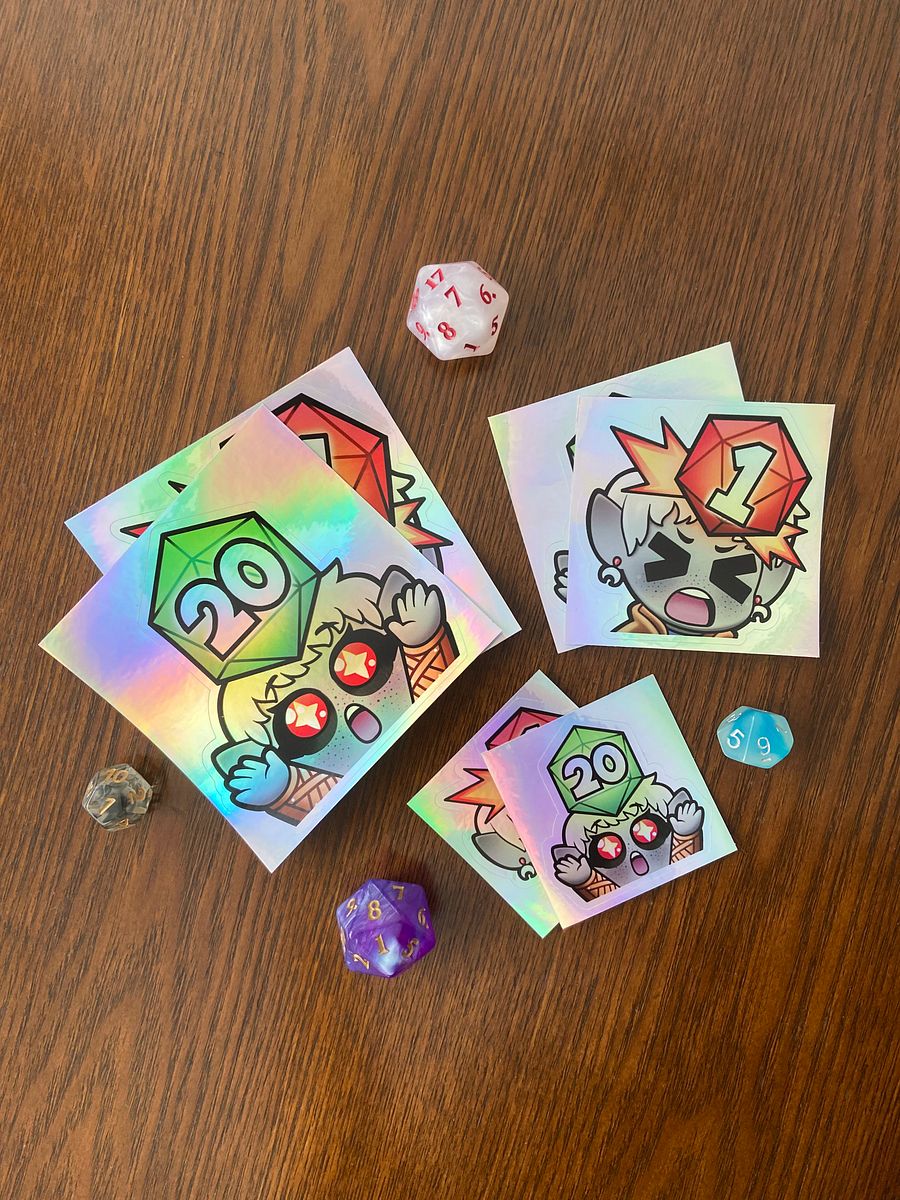 D1 Holographic Sticker product image (2)