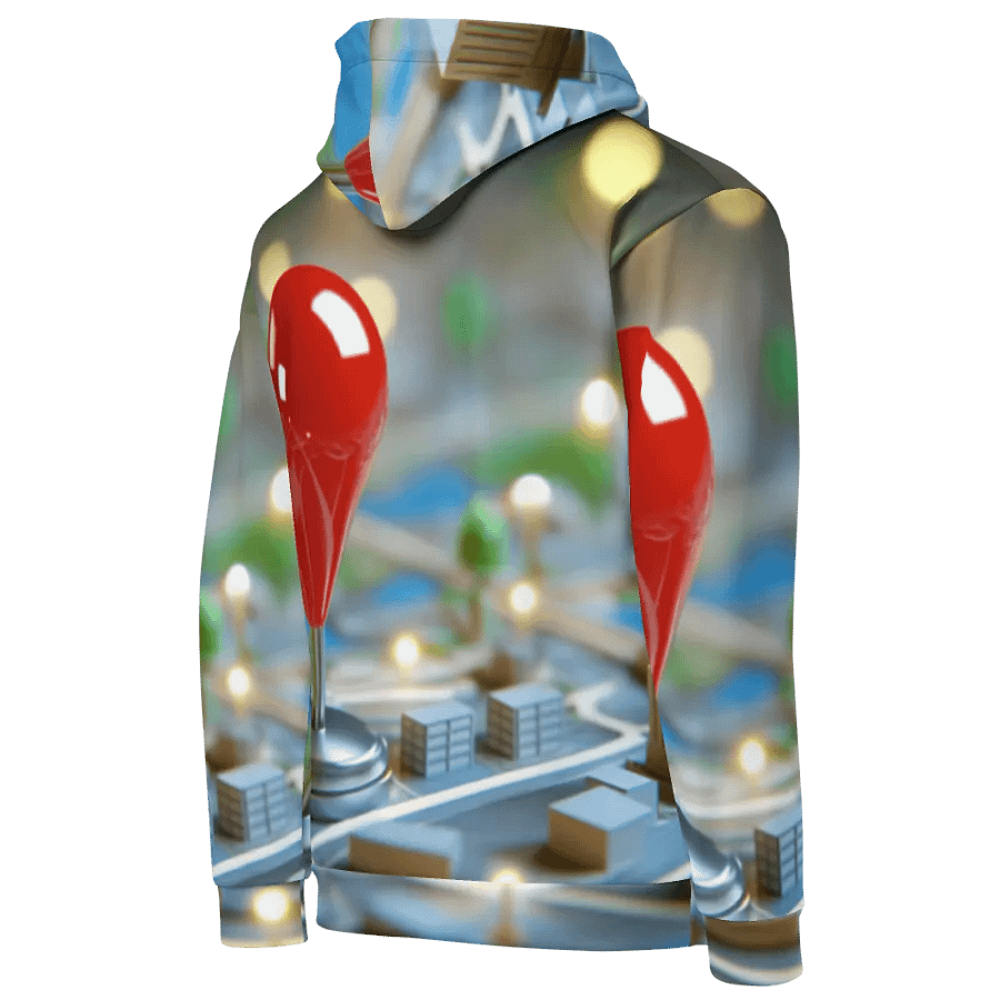 Urban Map Glow Unisex Hoodie product image (7)