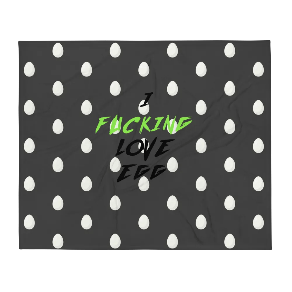 LOVE EGG throw blanket product image (13)