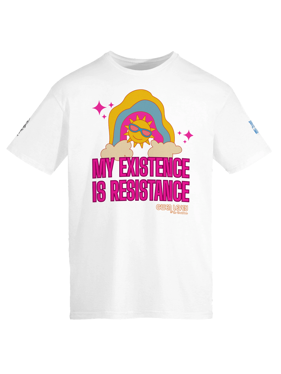 'My Existence is Resistance' Tee - WHITE product image (9)